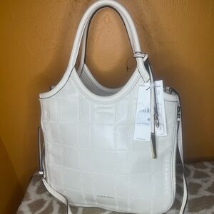 White CK bag
